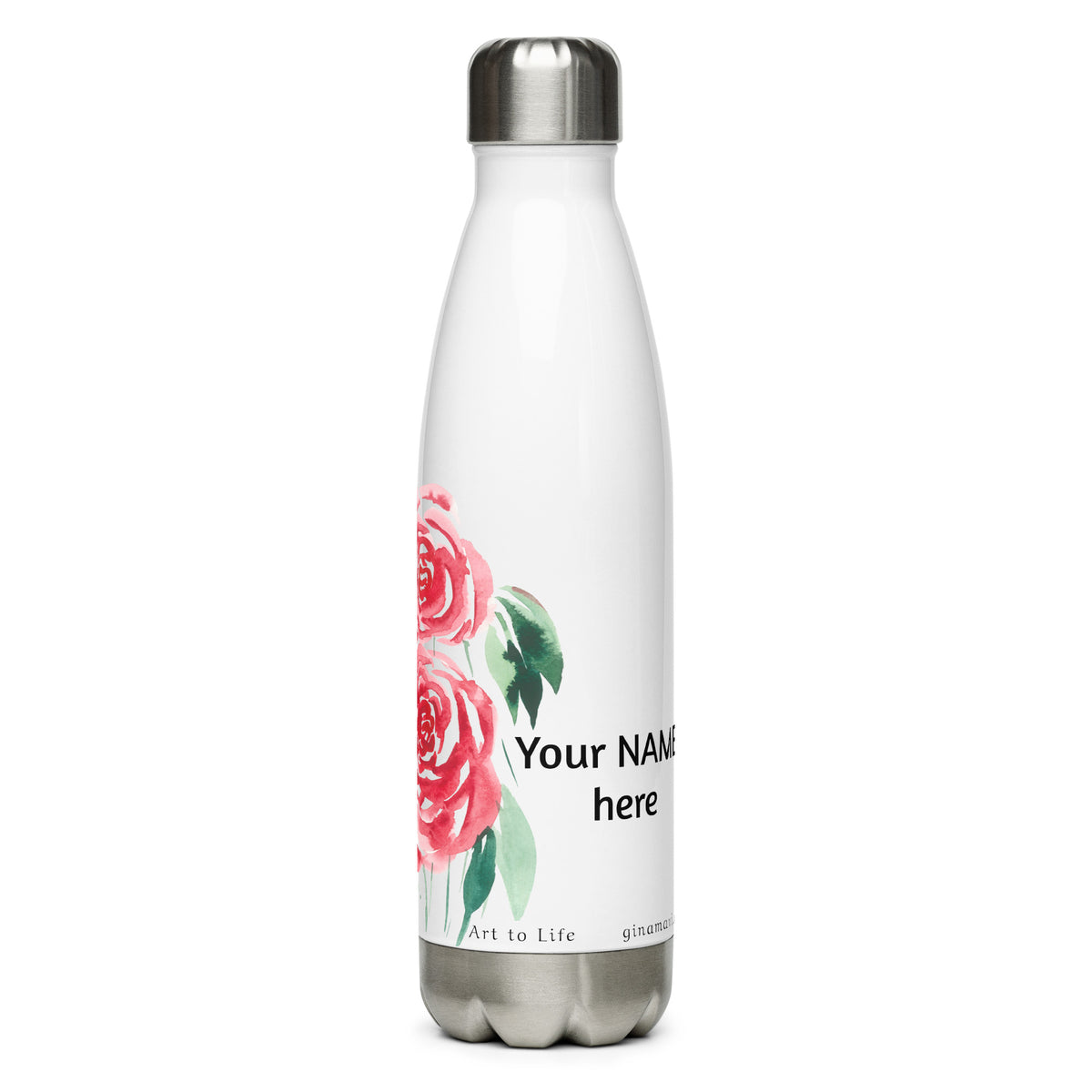 Rose Trio Stainless steel water bottle