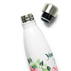 Hibiscus Stainless steel water bottle