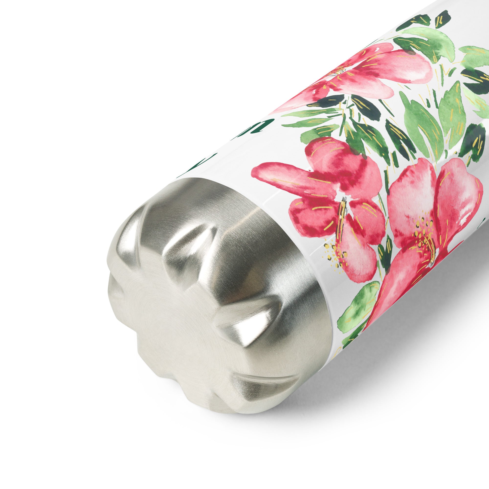Hibiscus Stainless steel water bottle
