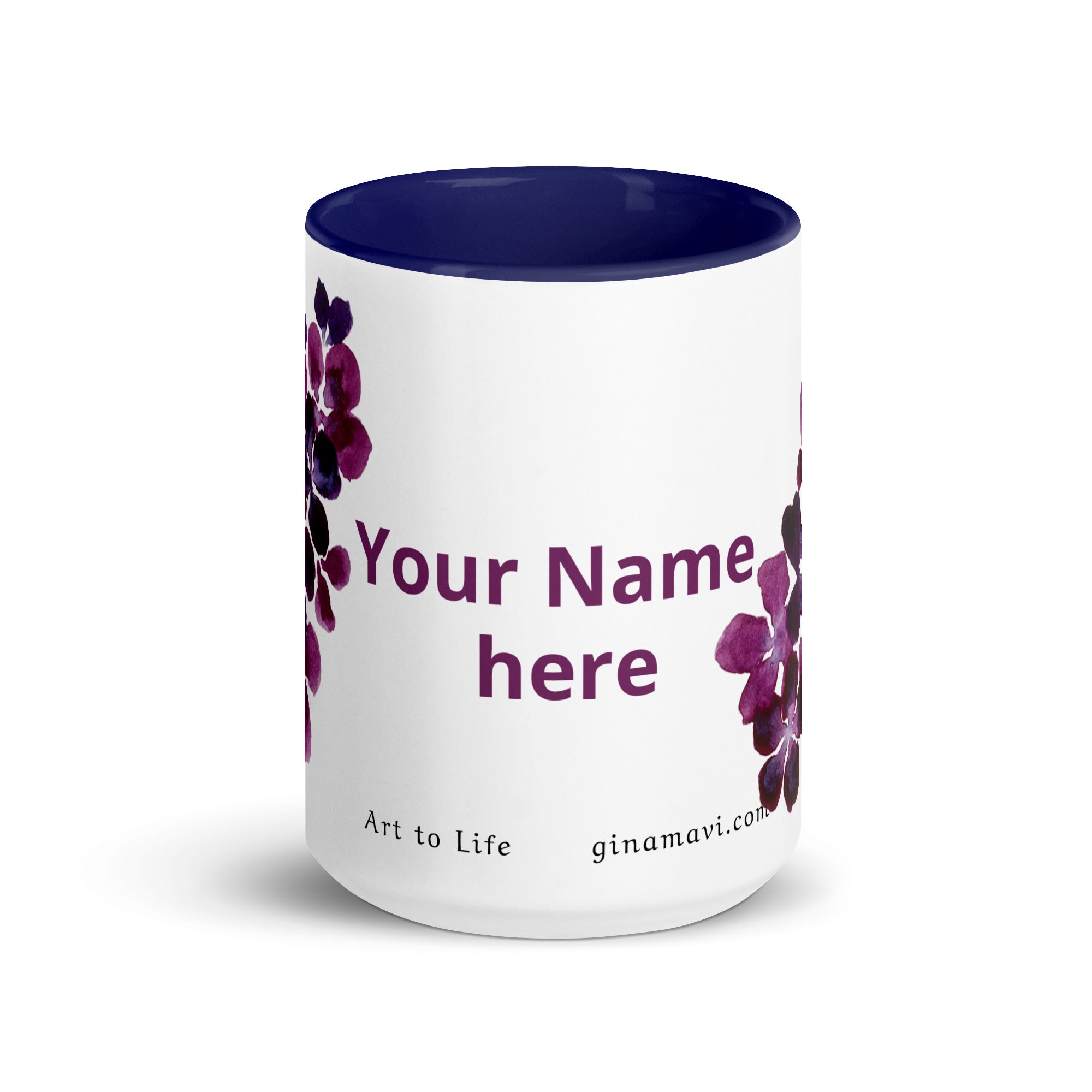 Purple Symphony Mug with Color Inside