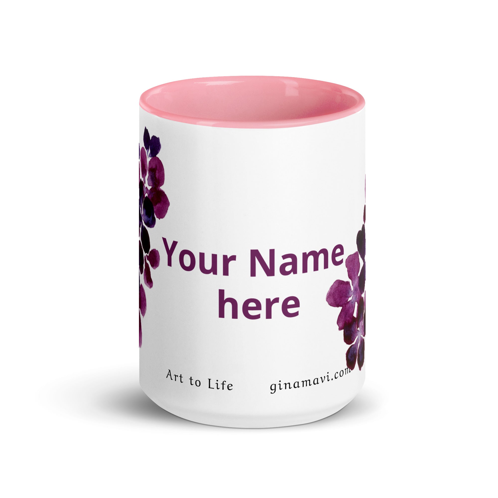 Purple Symphony Mug with Color Inside
