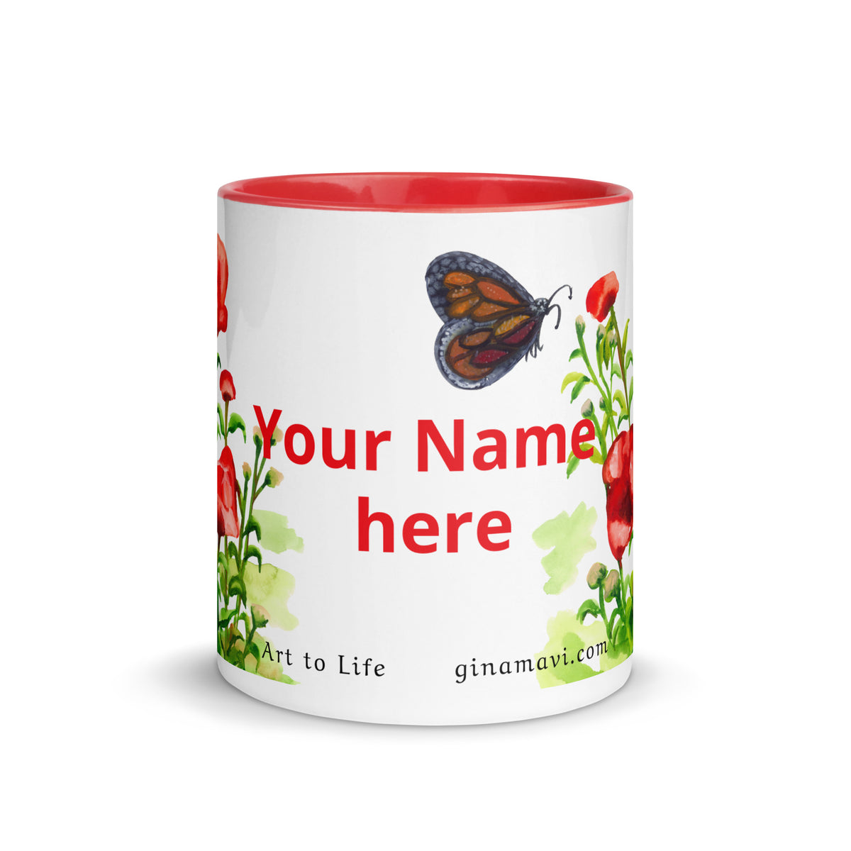 Spring Mug with Color Inside