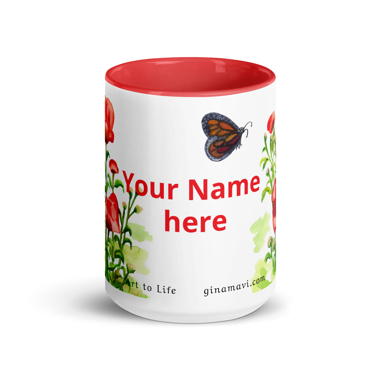 Spring Mug with Color Inside